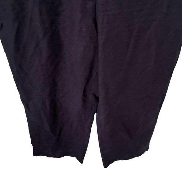 Talbots 100% Linen Wide Leg Crop Pants in Size 6P - Picture 4 of 11